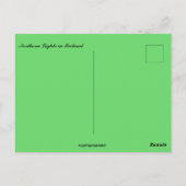 Northern Lights in Iceland ポストカード (裏面)