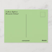 Northern Lights in Thorsmork Iceland ポストカード (裏面)