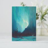 Northern Lights, Juneau, Alaska by Sydney Laurence サンキューカード (スタンド正面)