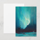 Northern Lights, Juneau, Alaska by Sydney Laurence サンキューカード (正面/裏面)