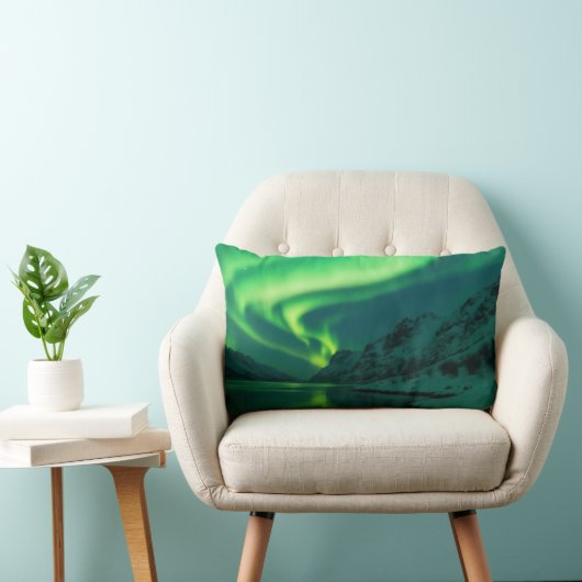 Northern Lights Lumbar Throw Pillow ランバークッション (椅子)