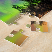 Northern Lights | Manitoba Canada ジグソーパズル (側面)