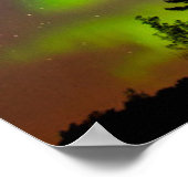 Northern Lights | Manitoba Canada ポスター (角)