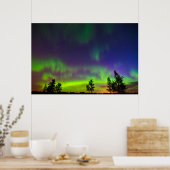 Northern Lights | Manitoba Canada ポスター (キッチン)