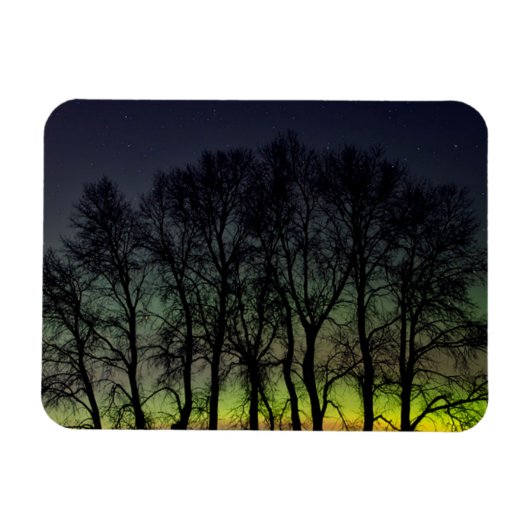 Northern Lights | Manitoba Canada Grande Pointe マグネット (横)