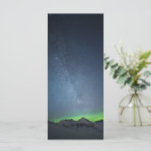 Northern Lights Milky Wayフォトカード (スタンド正面)