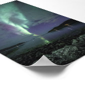 Northern Lights Nature Photo ポスター (角)