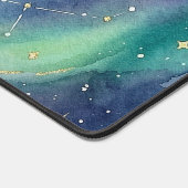 Northern Lights Night Sky Romantic Landscape デスクマット (コーナー)