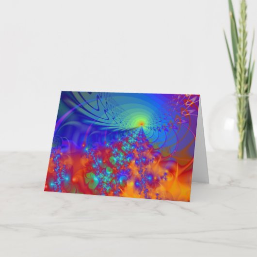 "Northern Lights Number 2"の~の挨拶状 カード (正面)