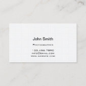 Northern Lights Photography Studio名刺 名刺 (裏面)