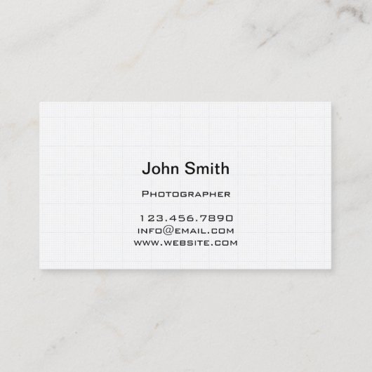 Northern Lights Photography Studio名刺 名刺 (裏面)