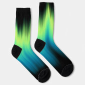 Northern Lights Socks Aurora Art Socks Customized ソックス (右)