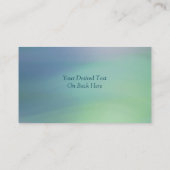 Northern Lights Standard、3.5インチx 2.0インチ 名刺 (裏面)