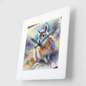 Northern Mountain Viscacha 030924AREF124 - Waterco スクエア壁時計 (傾斜)