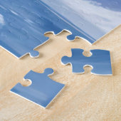 Northern Peaks | Winter Mountain Landscape Painted ジグソーパズル (側面)