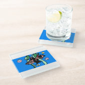 Northern Pike art  ガラスコースター (アングル)