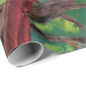 Northern Red Cardinal Bird Wrapping Paper ラッピングペーパー (ロールコーナー)