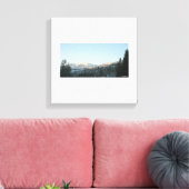 Northern Rocky Mountain Forest キャンバスプリント (インサイチュ (リビング))