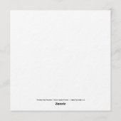 “Northern Sky Wanderer” – Snow Leopard Portrait 招待状 (裏面)