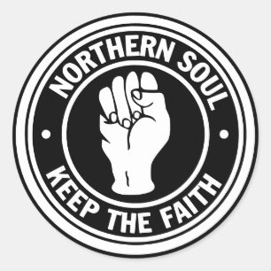 Northern Soulスタンプ ラウンドシール