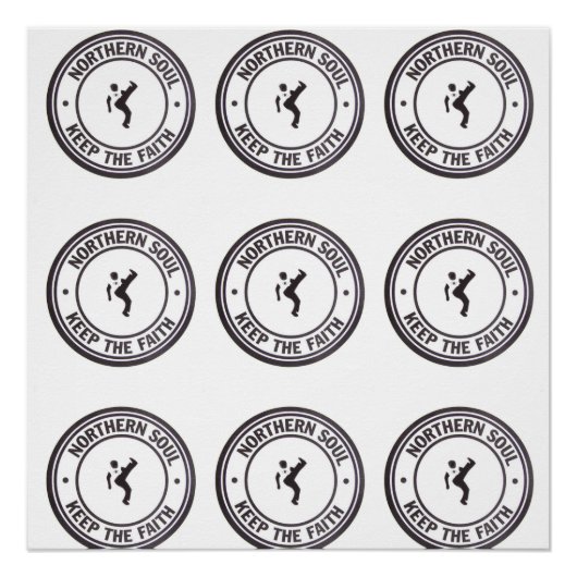 Northern Soul保 The Faith Slogans & Dancer ポスター (正面)