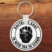 Northern Soul Patch In Crowd Keychain キーホルダー (正面)