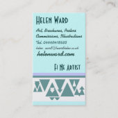 Northern Trianglesプロファイルカード 名刺 (正面)