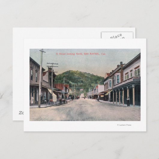 Northern View from B StreetSan Rafael, CA ポストカード (正面/裏面)