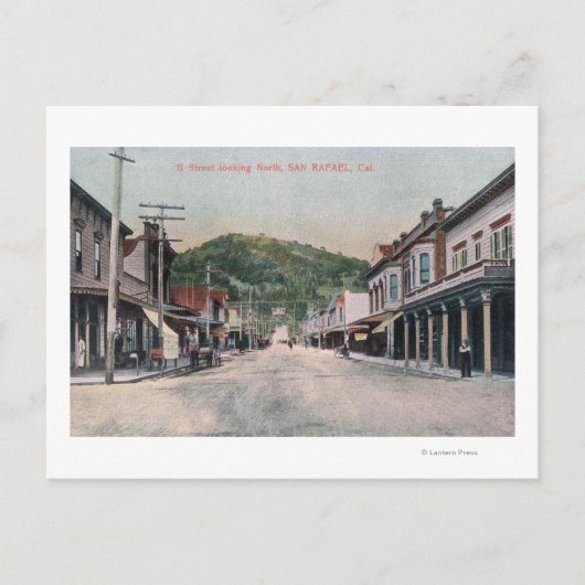 Northern View from B StreetSan Rafael, CA ポストカード (正面)