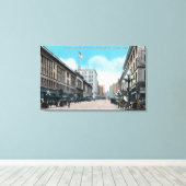 Northern View of 2nd Ave from University St キャンバスプリント (インサイチュ (ウッドフロア))