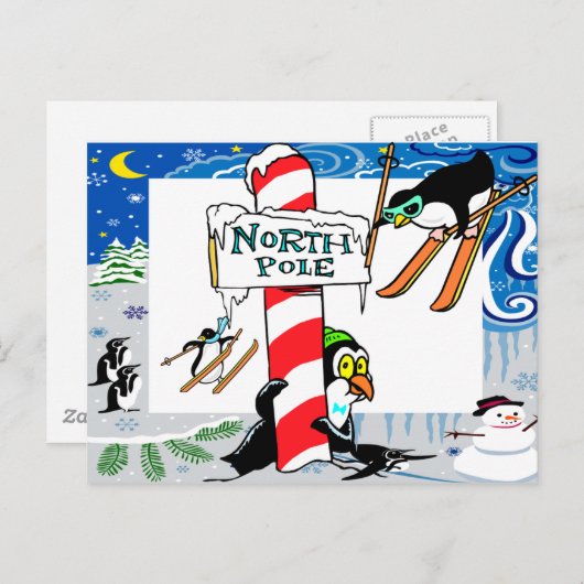 NorthPolePustcard ポストカード (正面/裏面)
