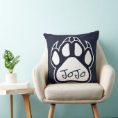 Northshoreの高等学校のヒョウの枕海軍白 クッション (椅子)