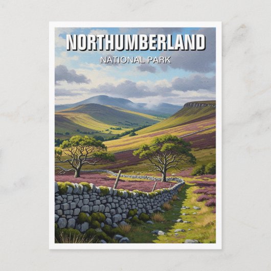 Northumberland National Park England ポストカード (正面)