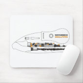 Northumbrianのsmallpipesのmousepad マウスパッド (マウス)