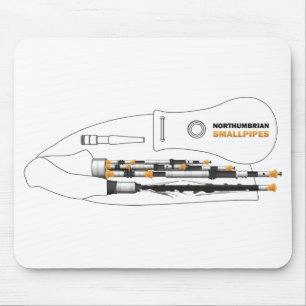 Northumbrianのsmallpipesのmousepad マウスパッド