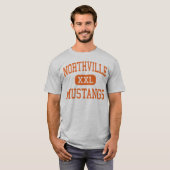 Northville -ムスタング-高Northvilleミシガン州 Tシャツ (正面フル)