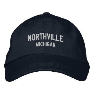 Northville Michigan Embroidered Baseball Hat 刺繍入りキャップ