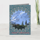 northwest holiday, mount rainier  カード (正面)