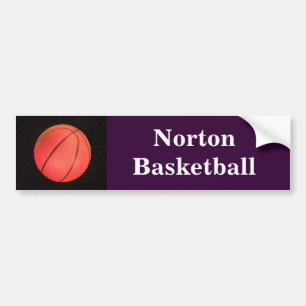 Nortonのバスケットボールのバンパーステッカー バンパーステッカー