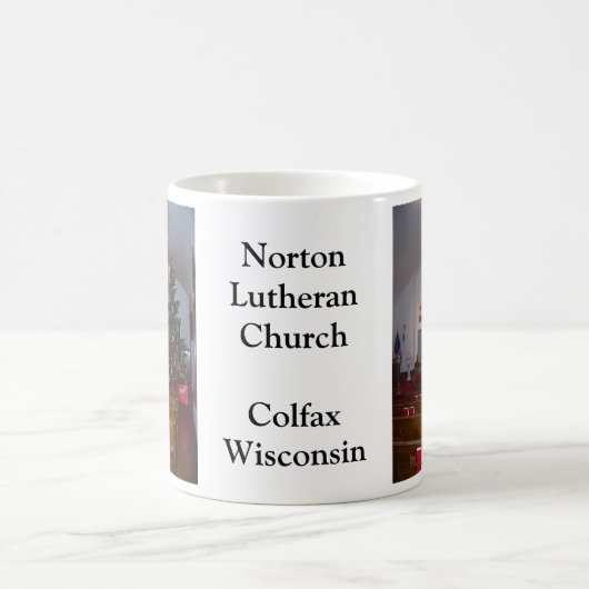 Nortonのルター派教会のコーヒー・マグ コーヒーマグカップ (中央)