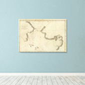 Norton Sound, Bherings Straward, Alaska キャンバスプリント (インサイチュ (ウッドフロア))