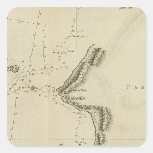 Norton Sound, Bherings Straward, Alaska スクエアシール (正面)