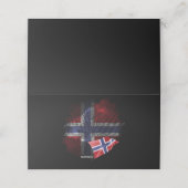 Norway flag プレイスカード (外部開封)
