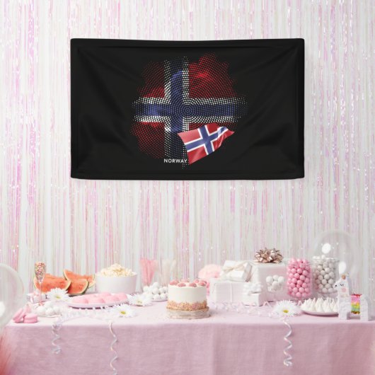 Norway flag 横断幕 (パーティー)