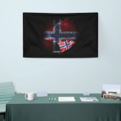 Norway flag 横断幕 (トレードショー)