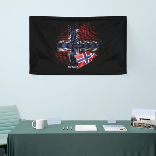 Norway flag 横断幕 (トレードショー)