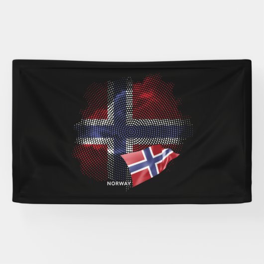 Norway flag 横断幕 (横)