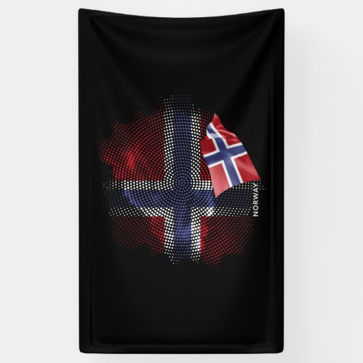 Norway flag 横断幕 (縦)