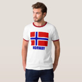norway_flag_norway10x10 tシャツ (正面フル)
