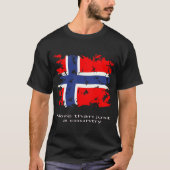 Norway flag vintage tシャツ (正面)